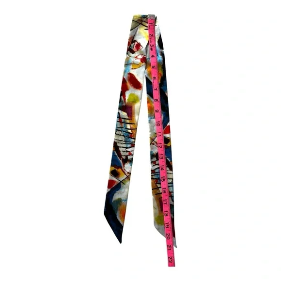 Abstract Multicolor Scarf - Picture 2 of 2